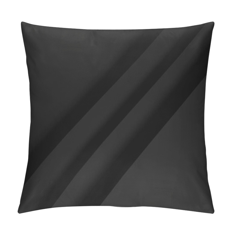 Personality  Textured Black Fabric With Subtle Curves And Shadows Creates A Minimalist And Elegant Atmosphere In The Design Pillow Covers