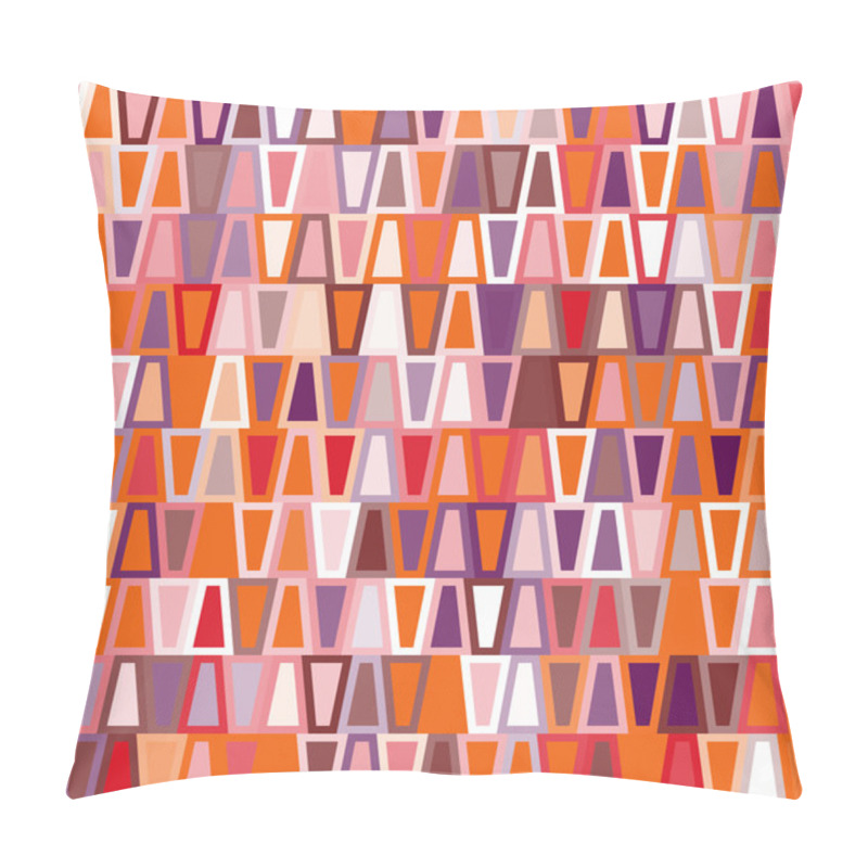 Personality  Trapezoid Seamless Geometric Pattern Pillow Covers