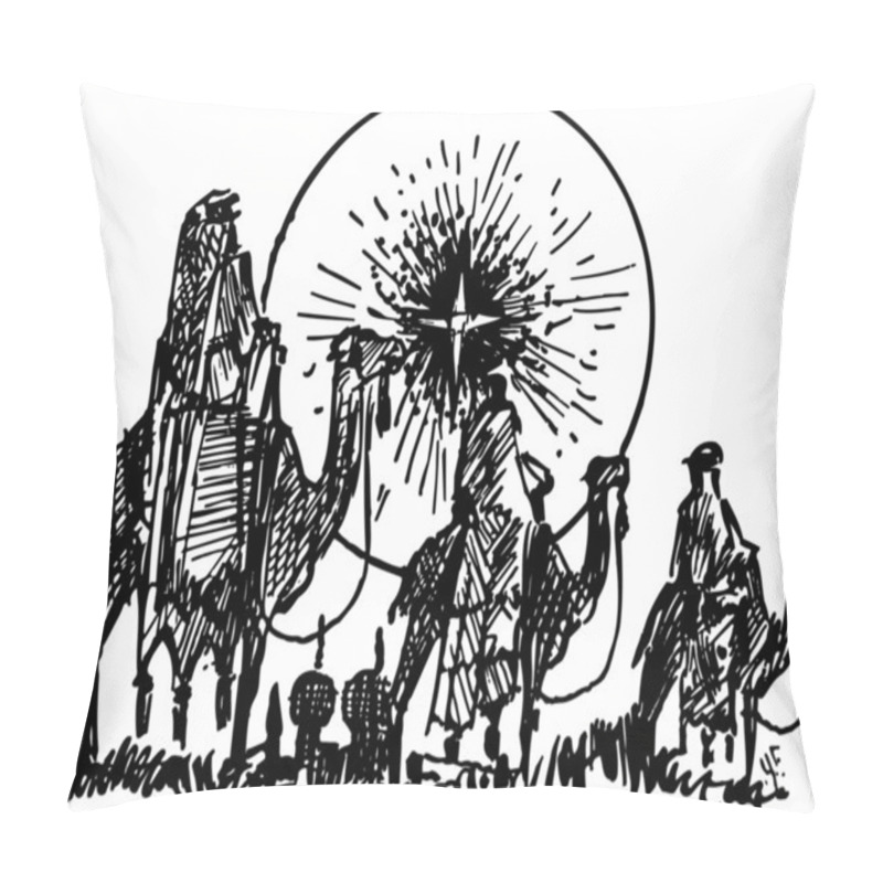 Personality  Three Wise Men Pillow Covers