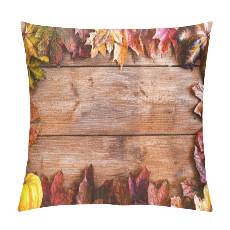 Personality  Autumn Leaves Frame Pillow Covers