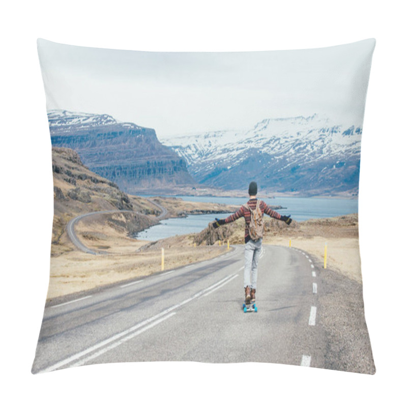 Personality  Icelandic Green Hills And Panoramas.  Pillow Covers