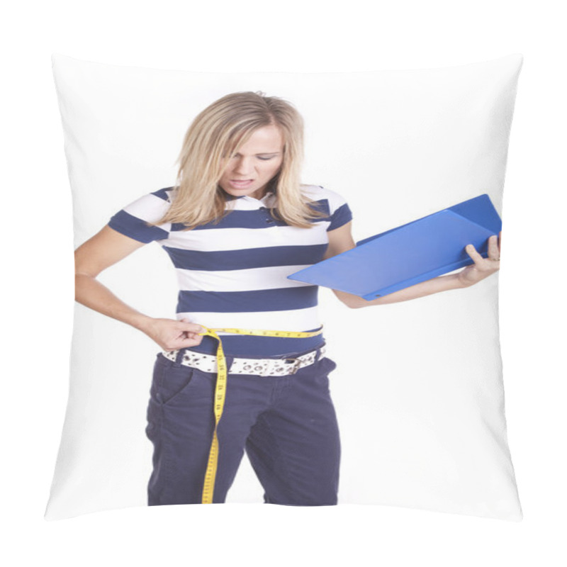 Personality  Woman Book Tape Sad Pillow Covers