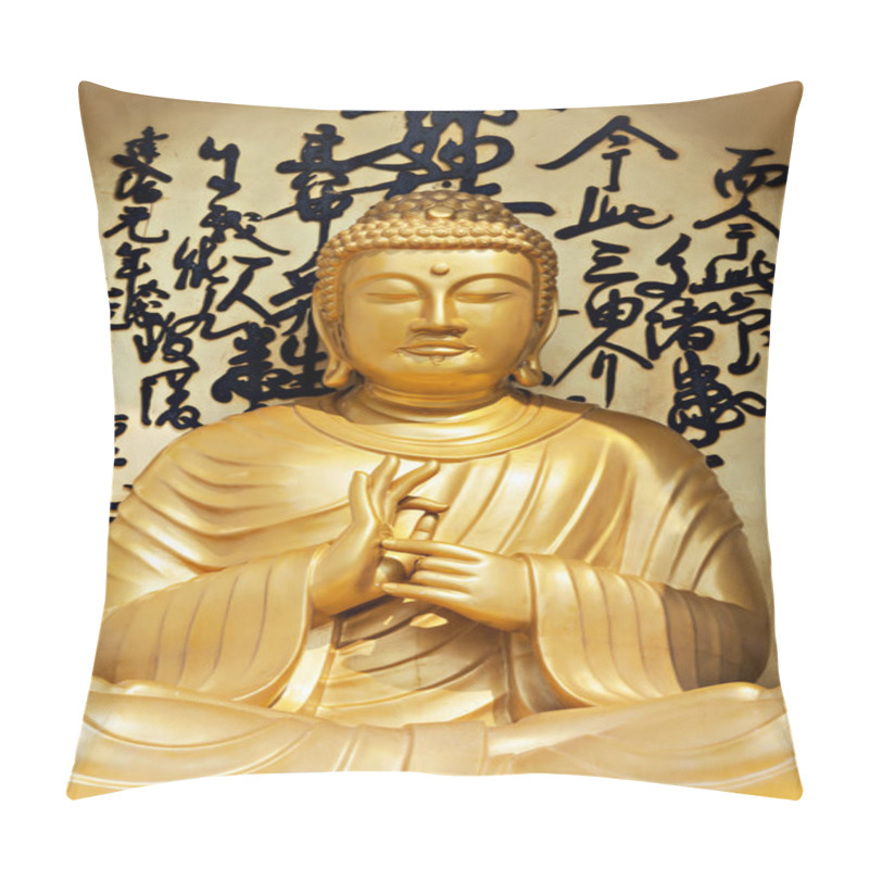 Personality  Buddha Statue Pillow Covers