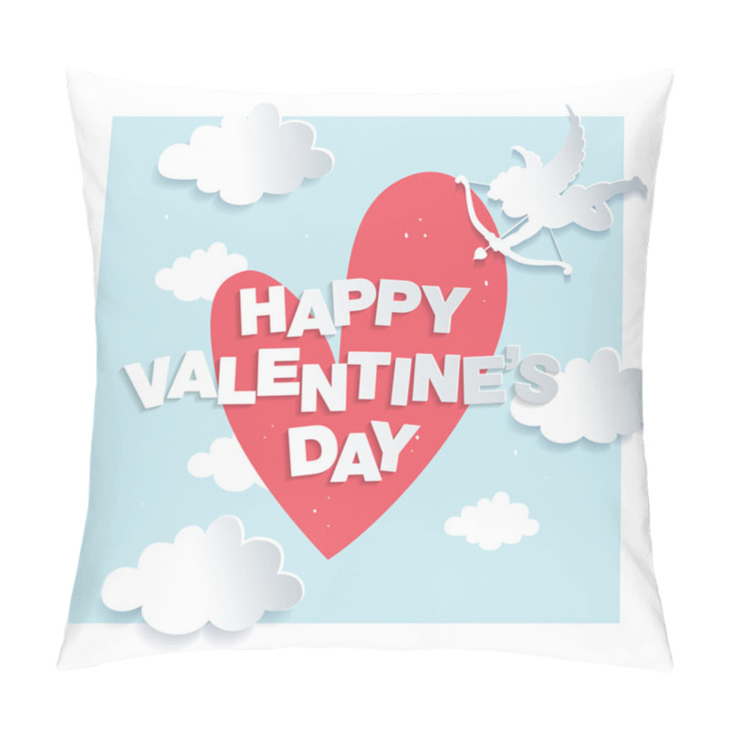 Personality  Happy Valentine's Day Greeting Card Pillow Covers