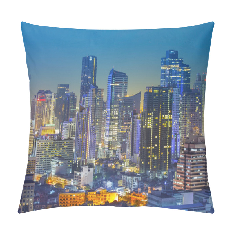 Personality  Bangkok City Night View Pillow Covers