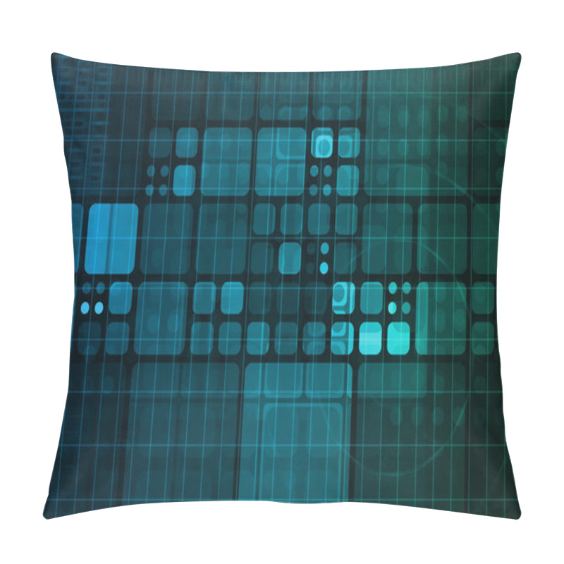 Personality  Technology Abstract Pillow Covers