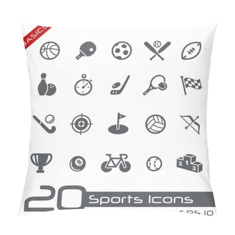 Personality  Sports Icons // Basics Pillow Covers