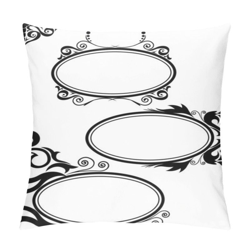 Personality  Oval Frames Pillow Covers