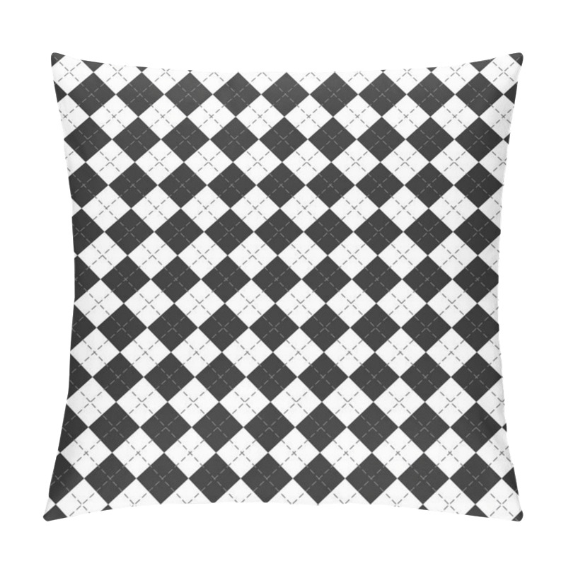 Personality  Argyle Plaid. Pattern Scottish Cage Pillow Covers