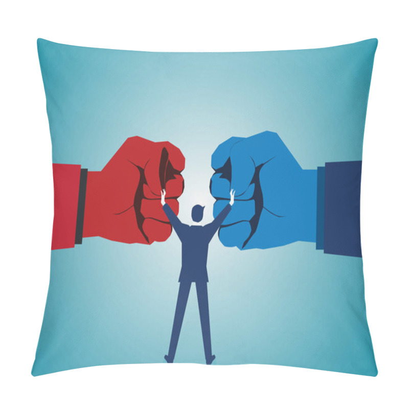 Personality  Mediate And Legal Mediation Business Concept As A Businessman Or Pillow Covers