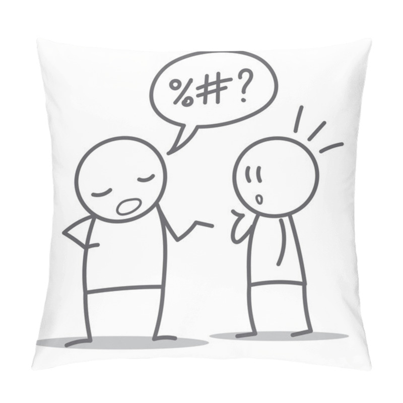 Personality  Word Of Mouth Pillow Covers