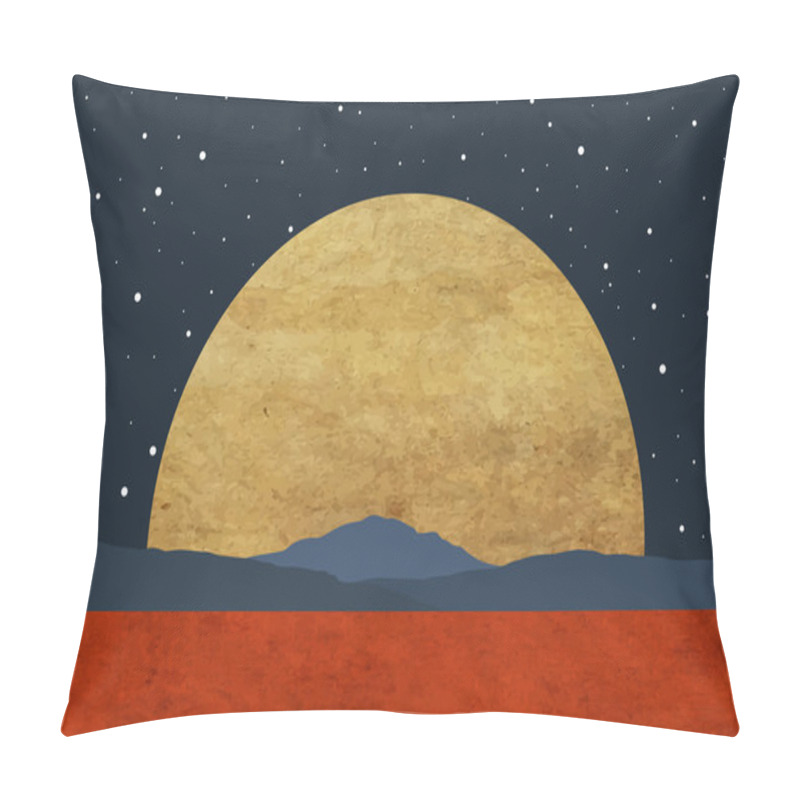 Personality  The Landscape Of The Planet Mars Pillow Covers