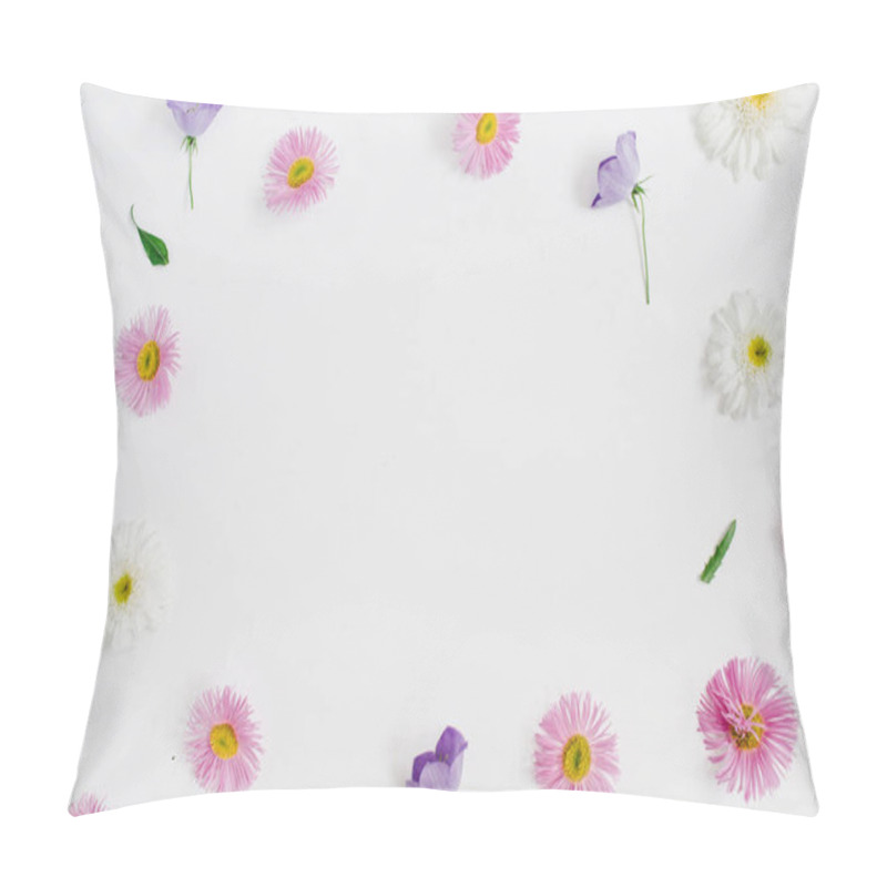 Personality   White And Pink Chamomile Daisy Flowers Pillow Covers