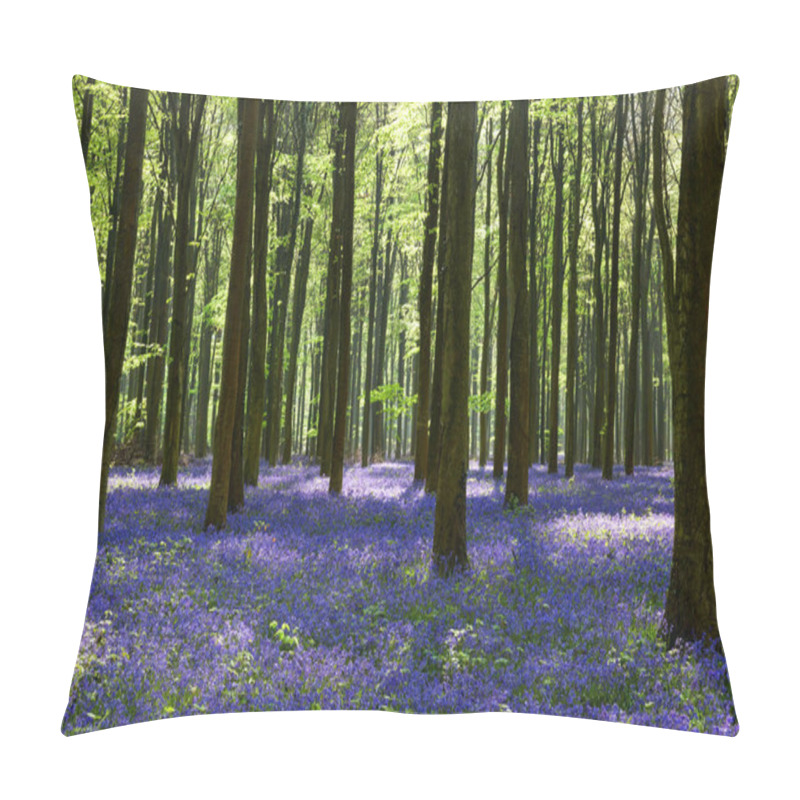 Personality  Bluebells In Wepham Woods Pillow Covers