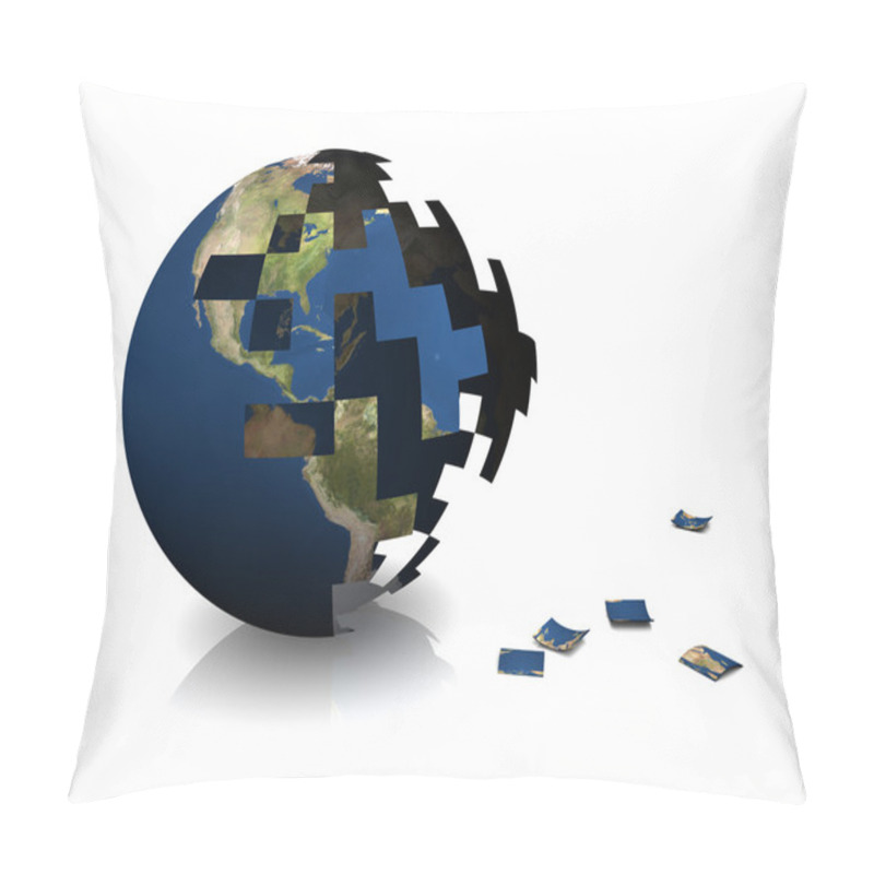 Personality  Earth Construction, 3D Puzzle Pillow Covers