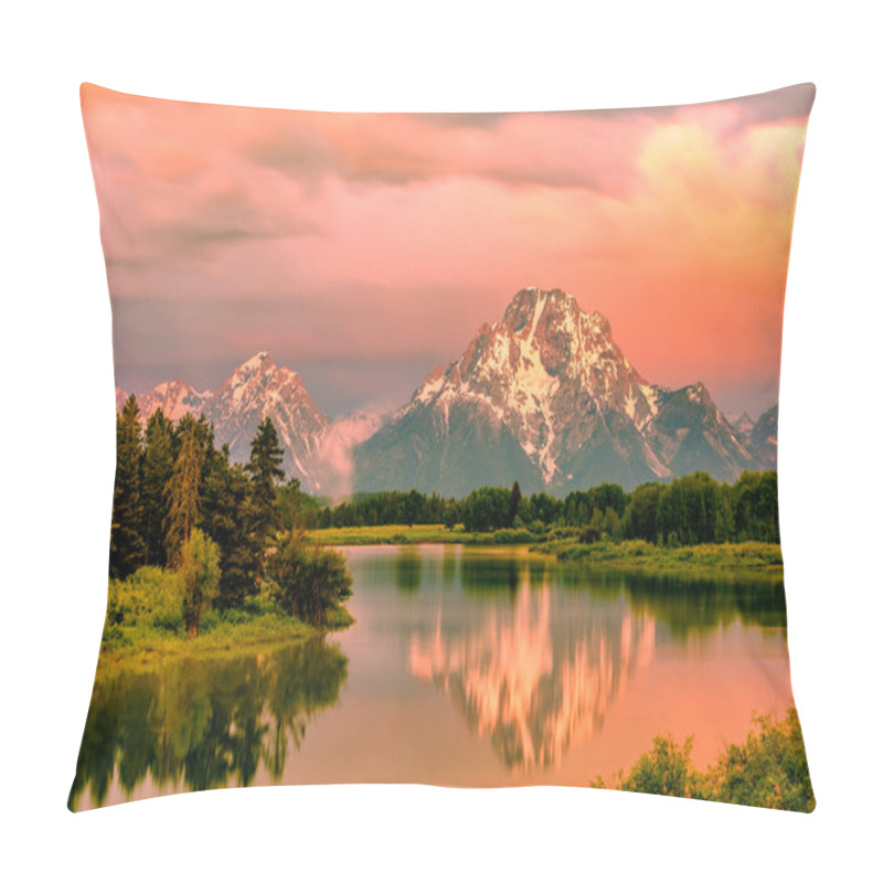 Personality  Grand Teton Mountains Pillow Covers