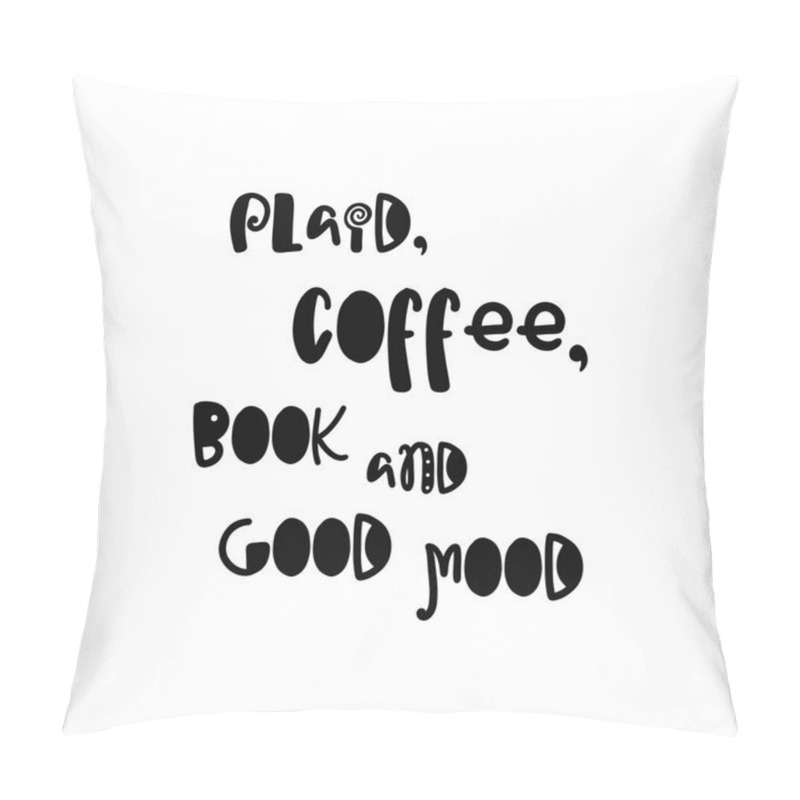 Personality  Hand Drawn Lettering Poster Pillow Covers