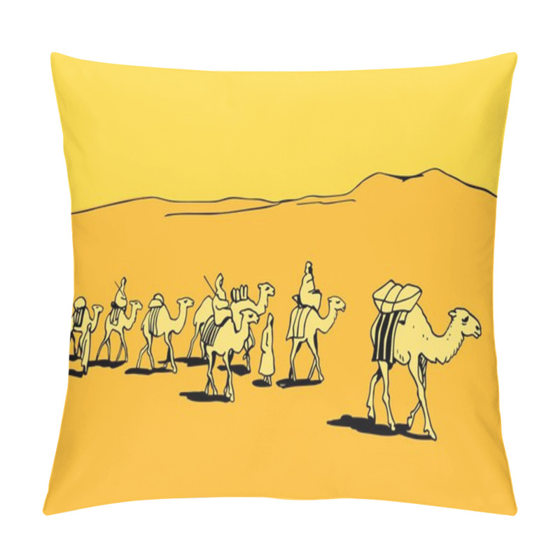 Personality  Camel Caravan Pillow Covers