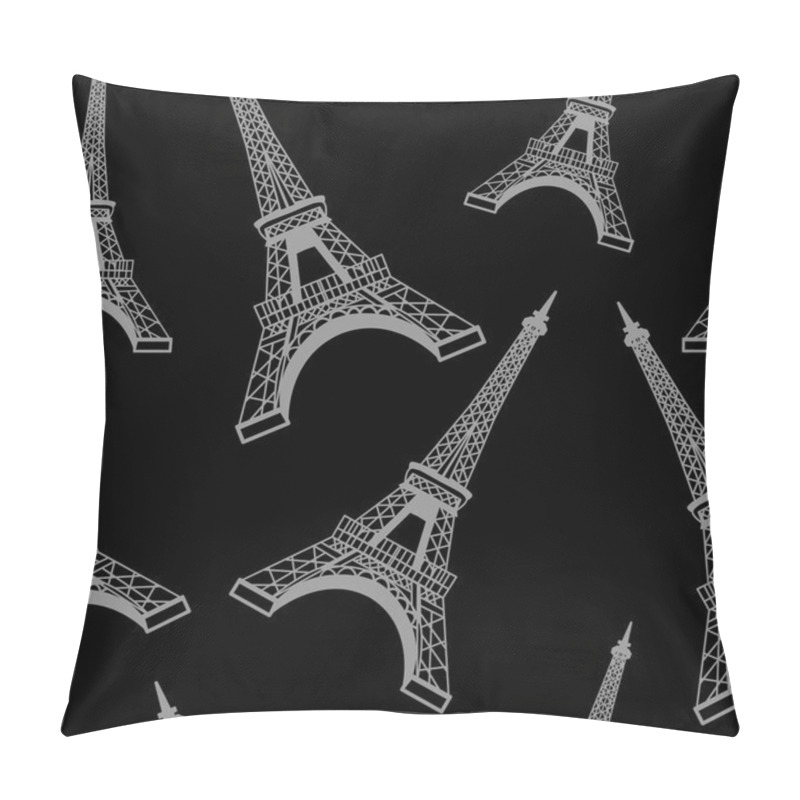 Personality  Seamless Eiffel Tower Background Pattern Pillow Covers