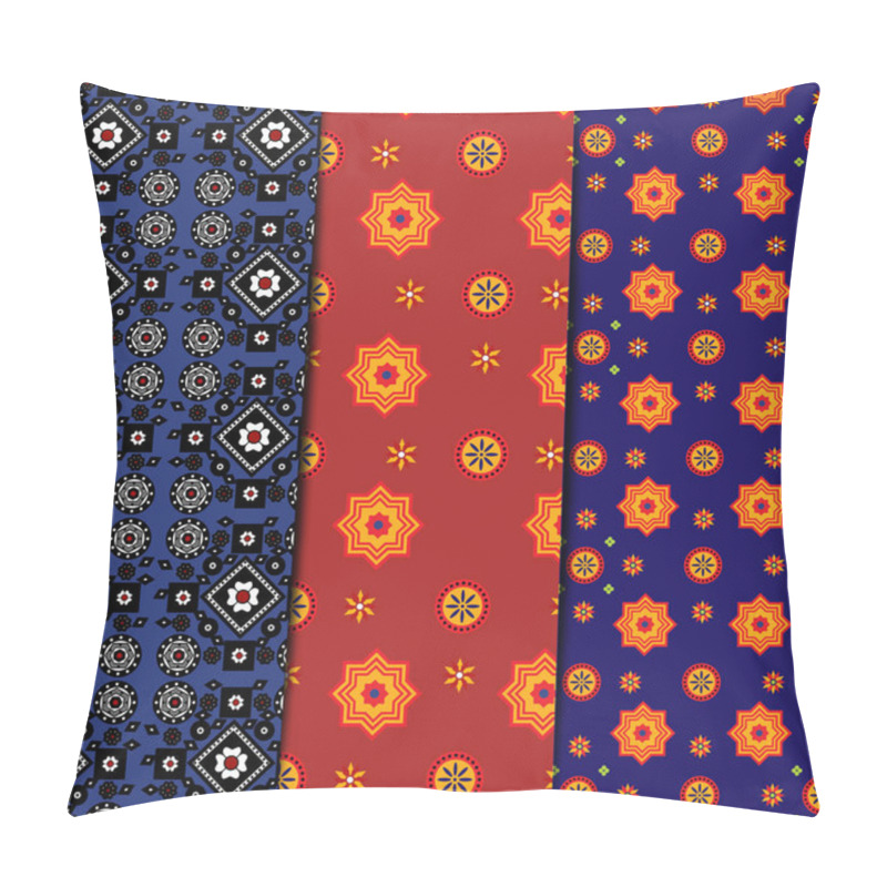 Personality  Sindhi Ajrak Pattern Collection Pillow Covers