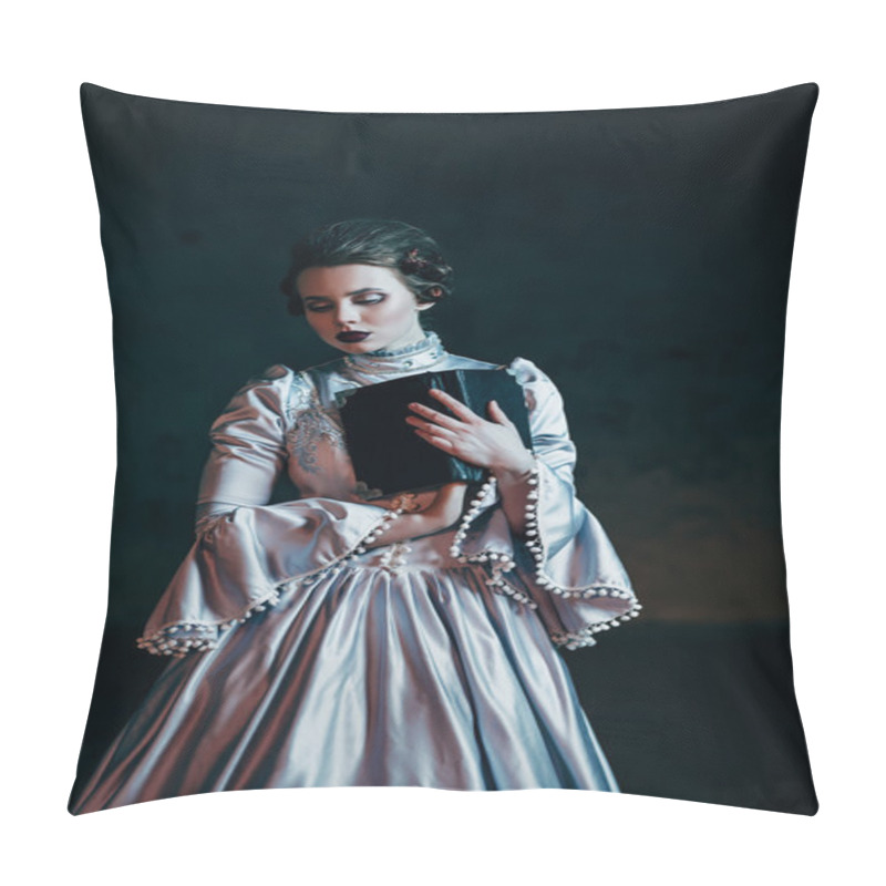 Personality  Woman In Victorian Dress Pillow Covers