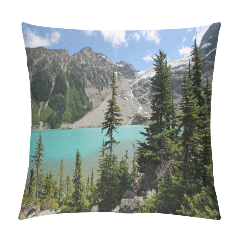 Personality  Upper Joffre Lake In Joffre Lakes Provincial Park, Canada. Pillow Covers