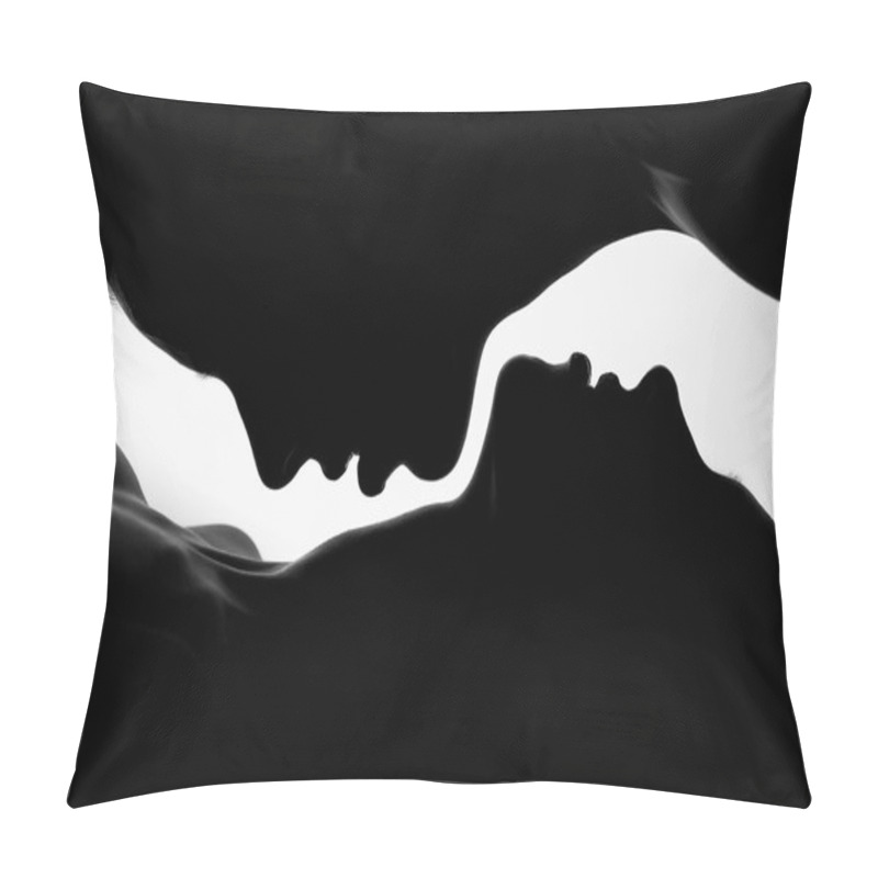 Personality  Two Women Silhouettes Pillow Covers