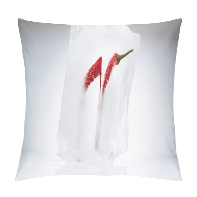 Personality  Chili Pepper In Melting Ice Pillow Covers