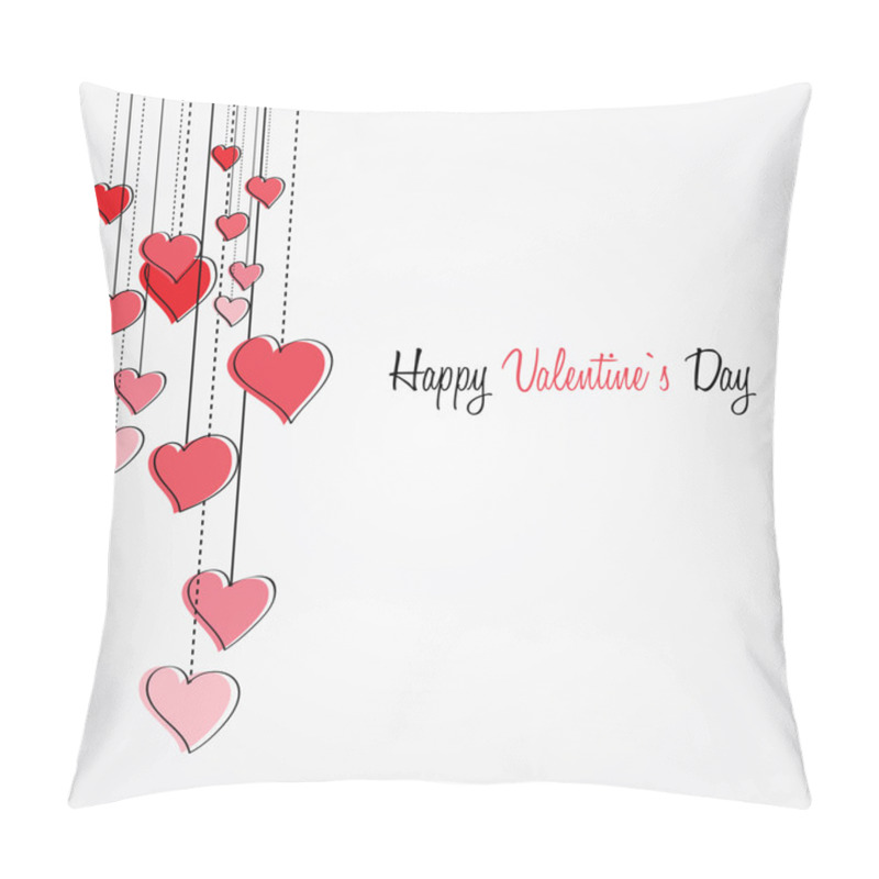 Personality  Hipster Style Valentines Day Card Pillow Covers