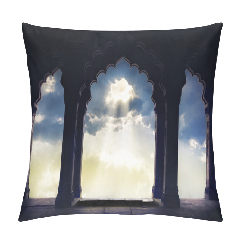 Personality  Arch Silhouette At Sunset Pillow Covers