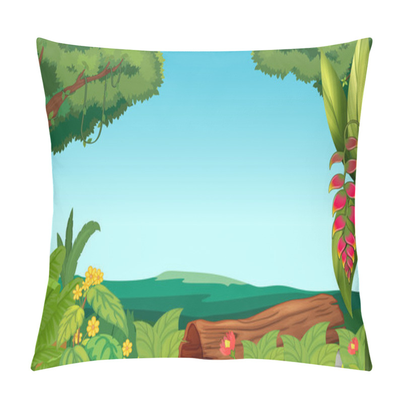 Personality  A View Of The Jungle Pillow Covers