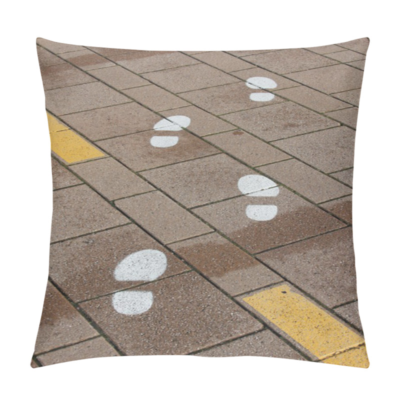 Personality  Painted Footprints Pillow Covers