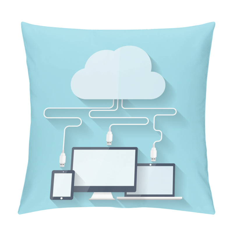 Personality  Data Storage Network Technology Pillow Covers