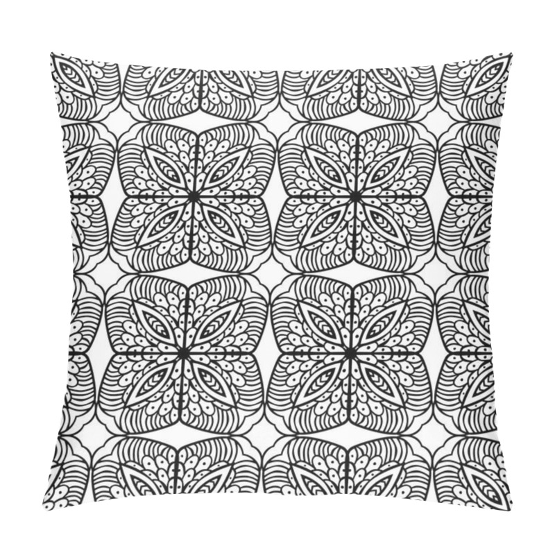 Personality  Seamless Illustrated Pattern Pillow Covers