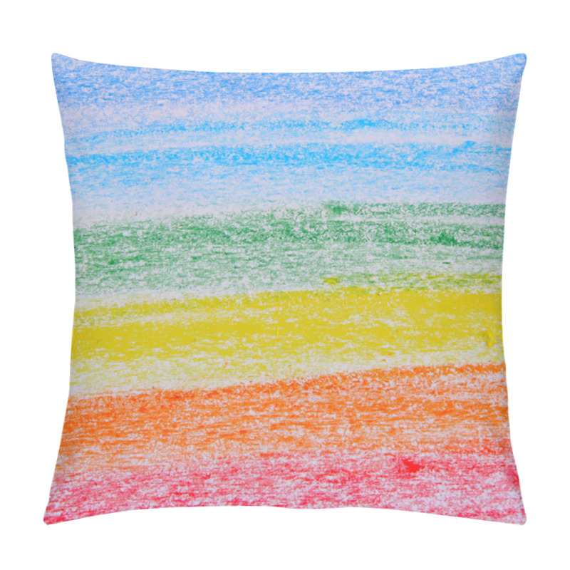 Personality  Rainbow Background Pillow Covers