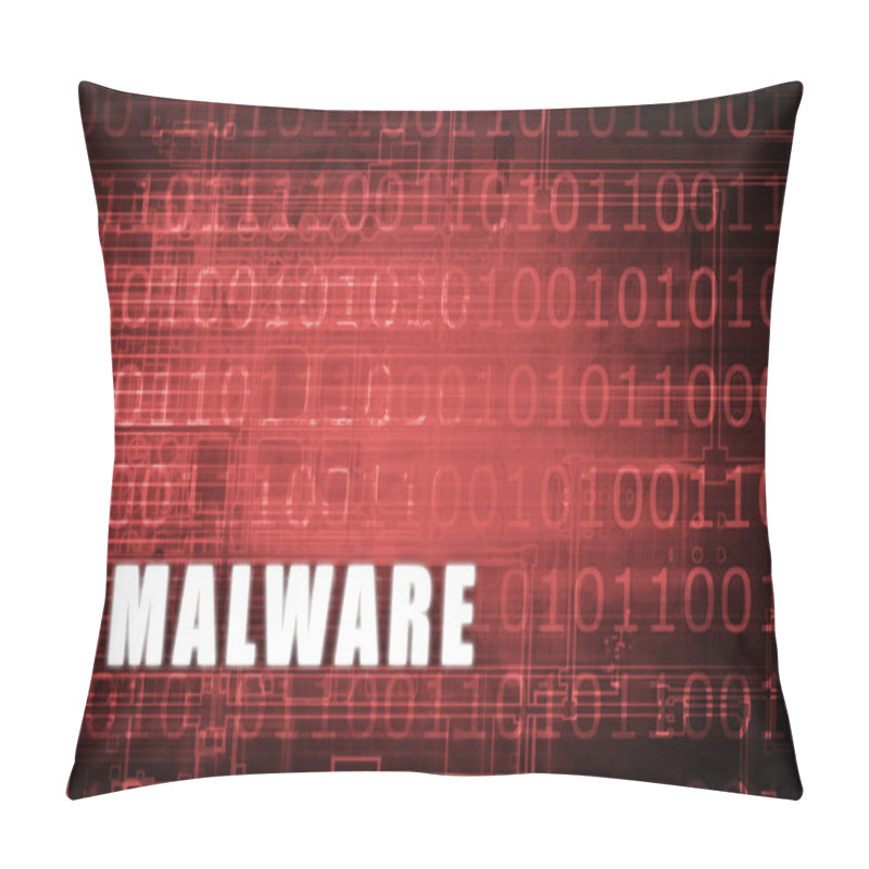 Personality  Malware Concept  Texture Pillow Covers