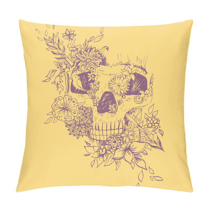 Personality  Abstract Graphic Skull, Print. Pillow Covers