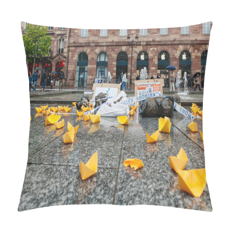 Personality  Protest Against Immigration Policy Pillow Covers