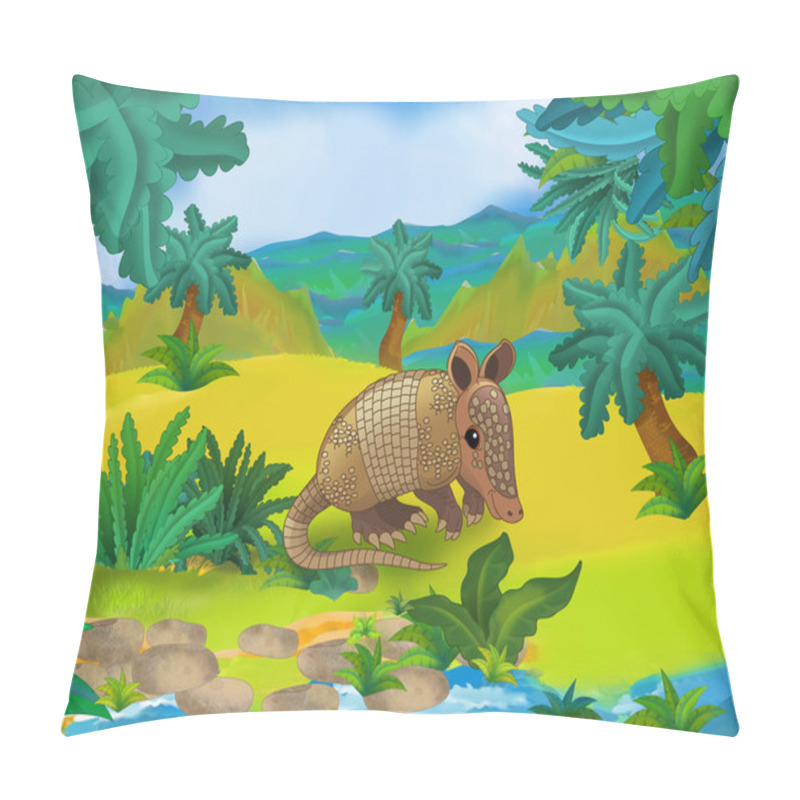 Personality  Cartoon Wild Armadillo Pillow Covers