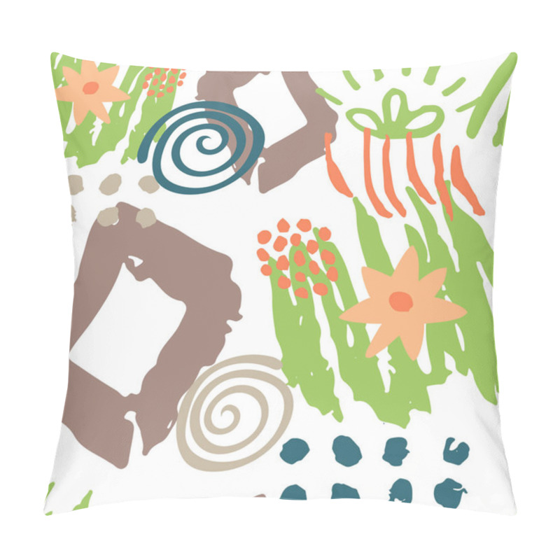 Personality  Seamless Vector Patterns. Pillow Covers