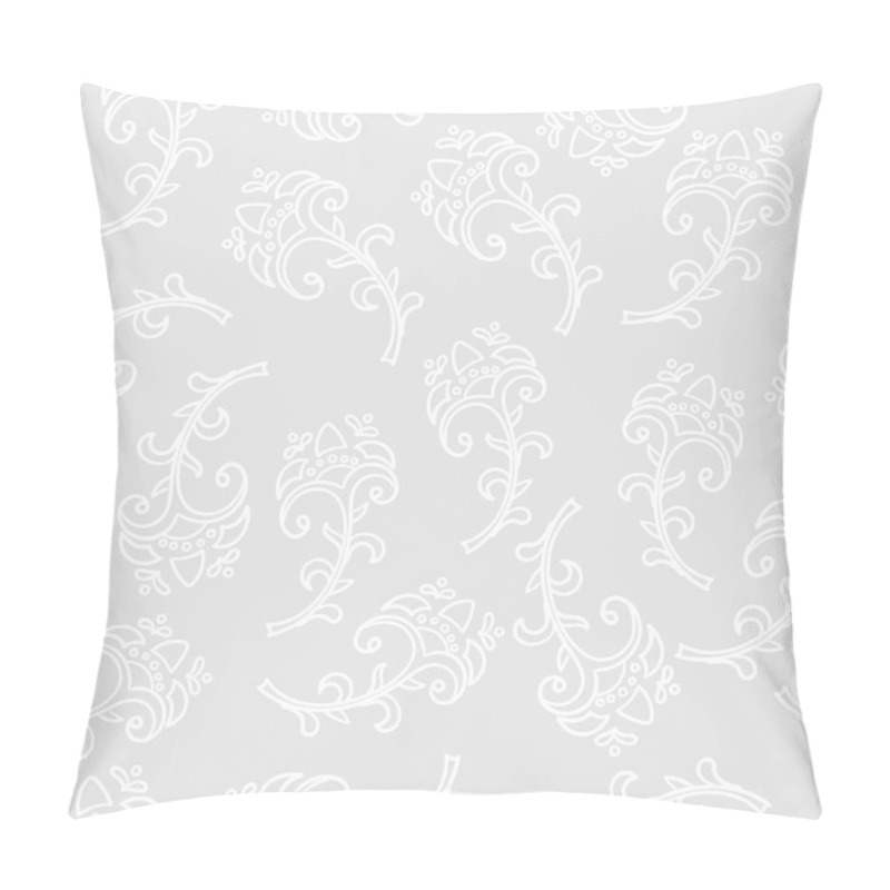 Personality  Hand Drawn Flowers Simple Seamless Pattern Pillow Covers