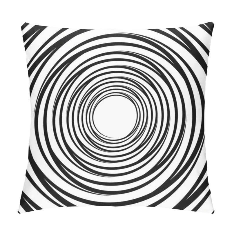 Personality  Geometric Spiral Circlespattern   Pillow Covers