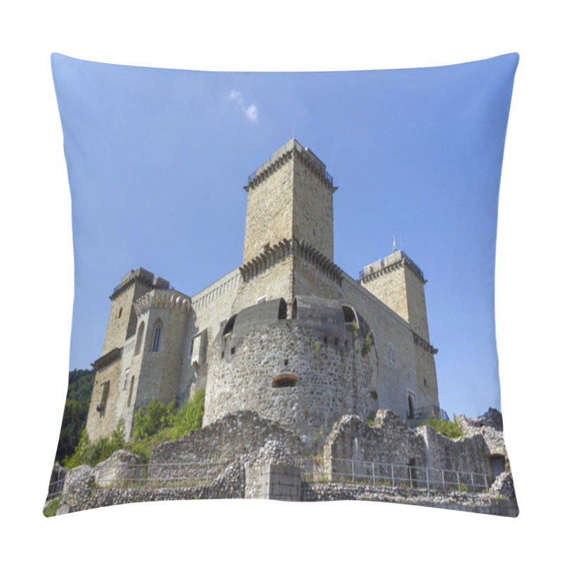 Personality  The Medieval Castle Of Diosgyor In Hungary. Pillow Covers