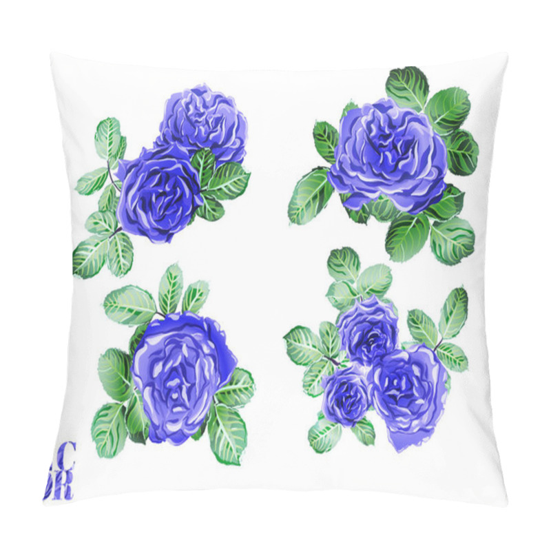 Personality  Vector Rose Background. Pillow Covers