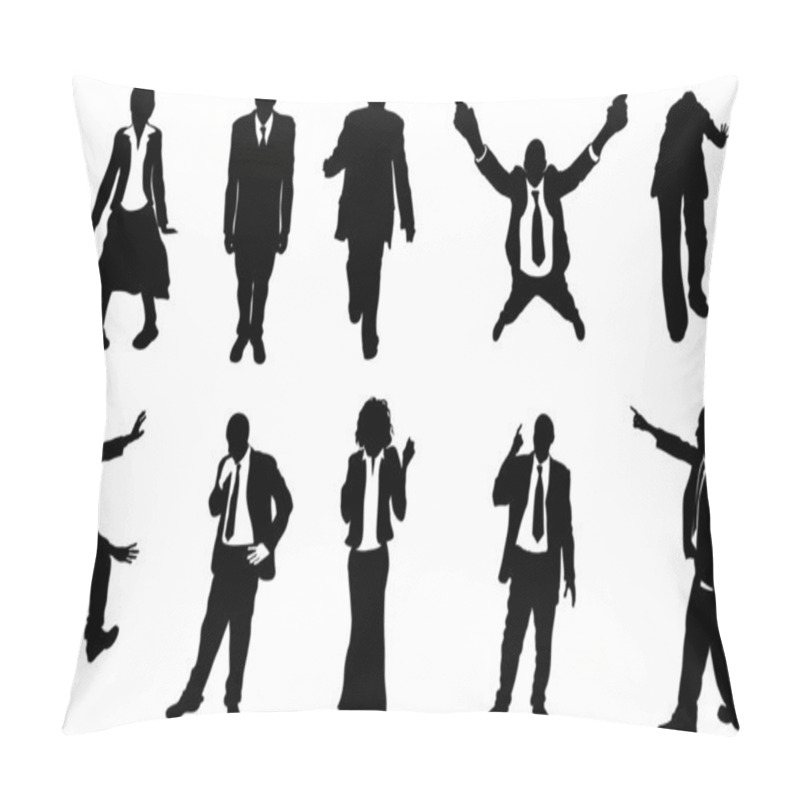 Personality  Concept Busniess Silhouettes Pillow Covers