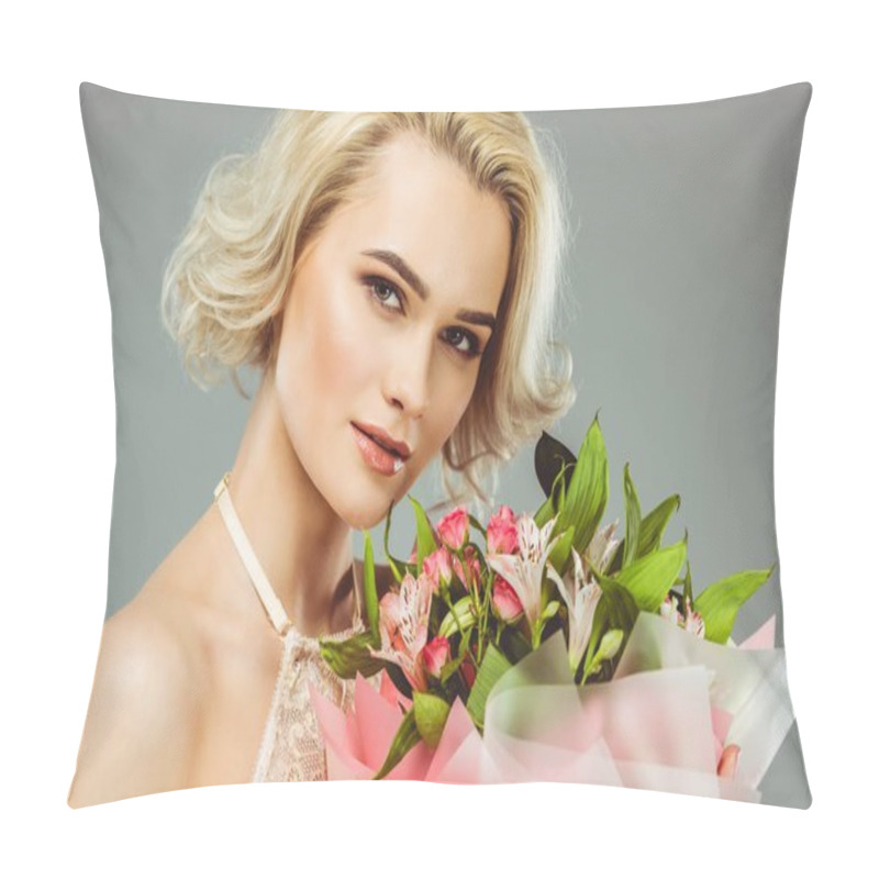 Personality  Spring Woman Pillow Covers