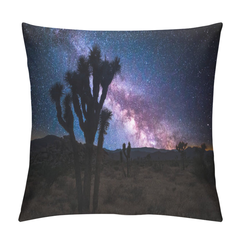 Personality  Joshua Tree And The Milky Way Pillow Covers