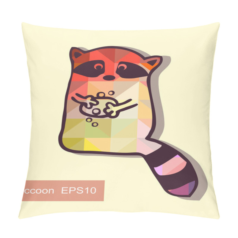 Personality  Raccoon Who Wash Themselve Pillow Covers