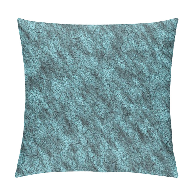 Personality  Modern Light Blue Decorative Stone Computer Art Texture Background Illustration Pillow Covers