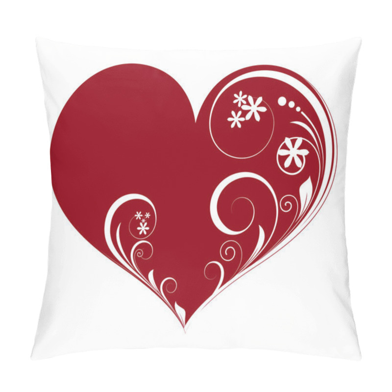 Personality  Flourish Heart Design Pillow Covers